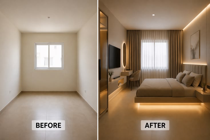 Bedroom Transformation 8